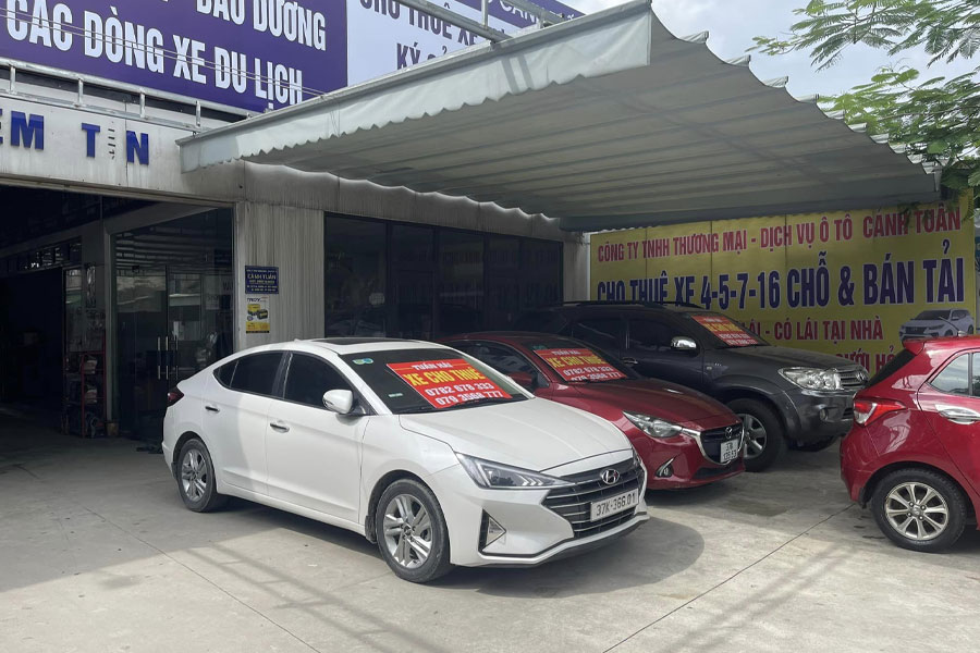 Địa chỉ cho thuê xe ô tô uy tín, chất lượng hàng đầu tại Tp. Vinh