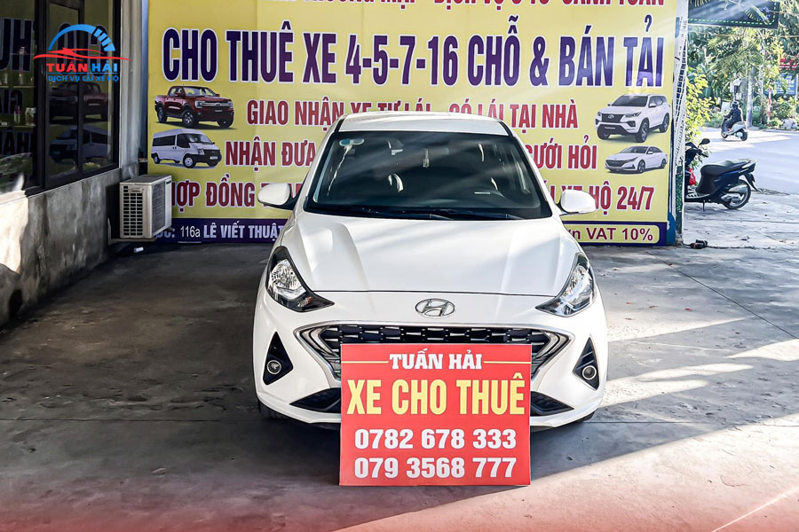 Dịch vụ thuê xe Hyundai i10 2023 tại Tp Vinh