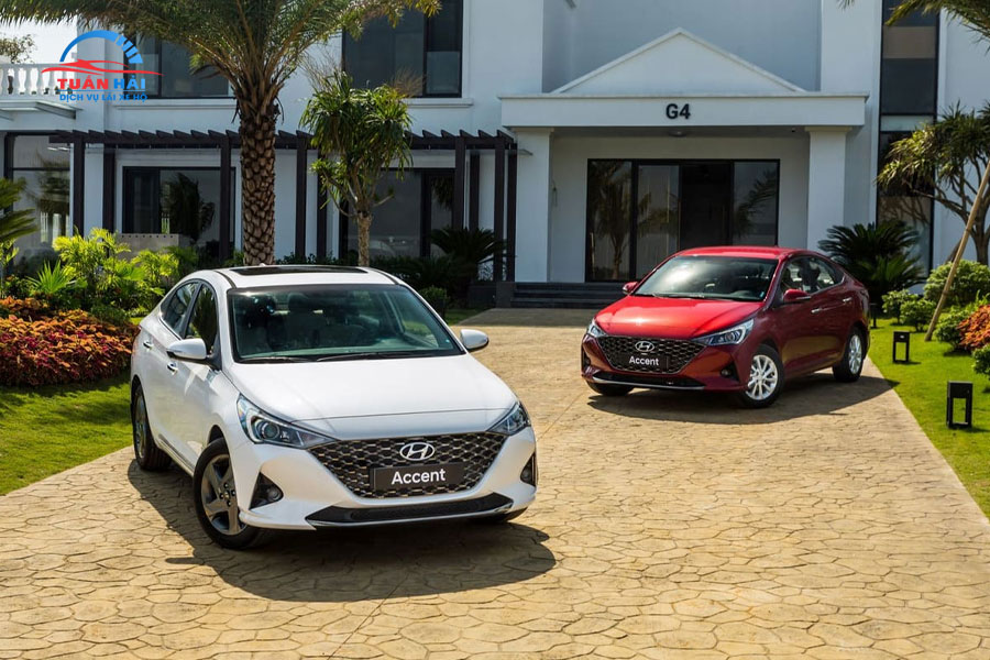 Cho thuê Hyundai Accent 2022 - Dịch vụ xe tự lái, xe có lái tại TP Vinh